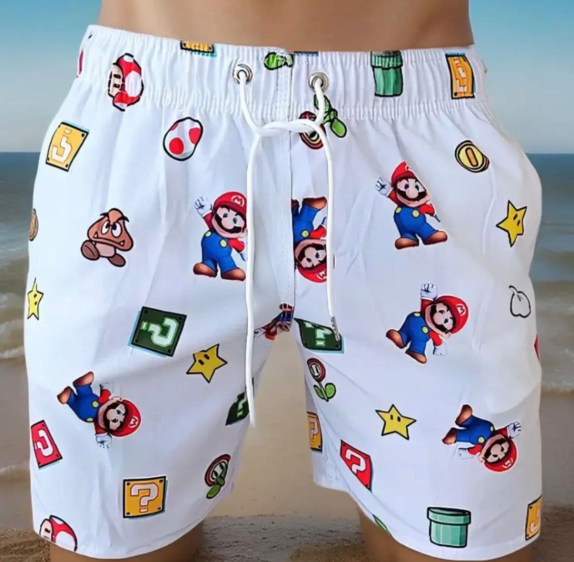 Short Branco mario